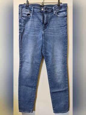 Express Men's Jeans Slim Hyper Stretch - Blue - 34x34 - Used Good Condition